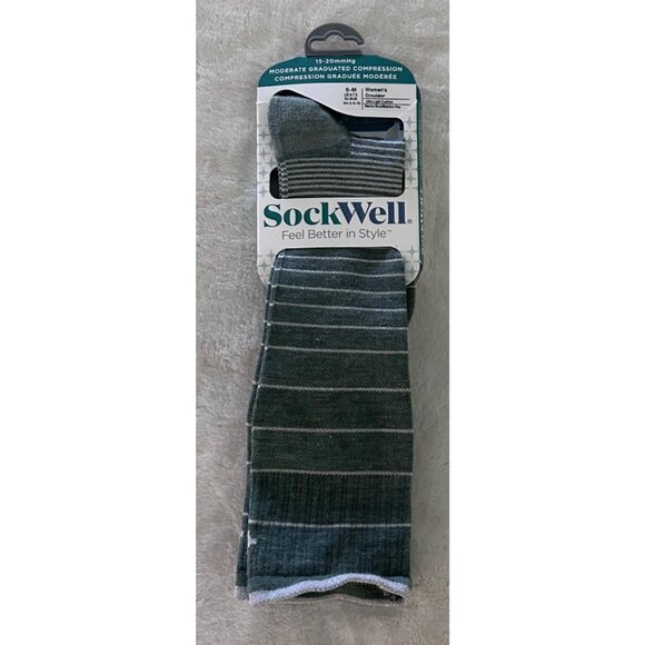 Sockwell Womens Moderate Graduated Compression Circulator Socks S-M 15-20mmHg - Picture 1 of 4